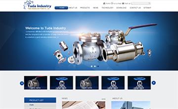 自貢黑羽網(wǎng)絡(luò)網(wǎng)頁(yè)制作案例-Tuda Industry and Trade Co., Ltd